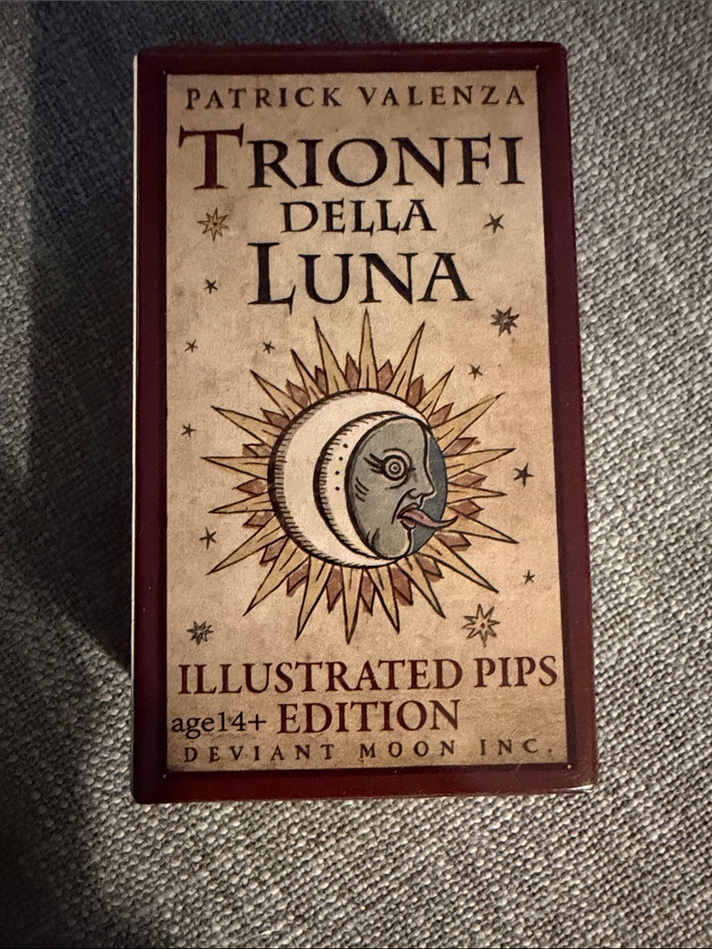 Trionfi Della Luna Tarot Deck – Patrick Valenza Illustrated Pips Edition